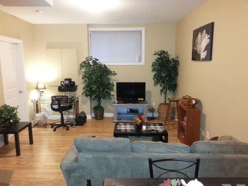 2 Bedroom sep. entrance basement for rent available immediately