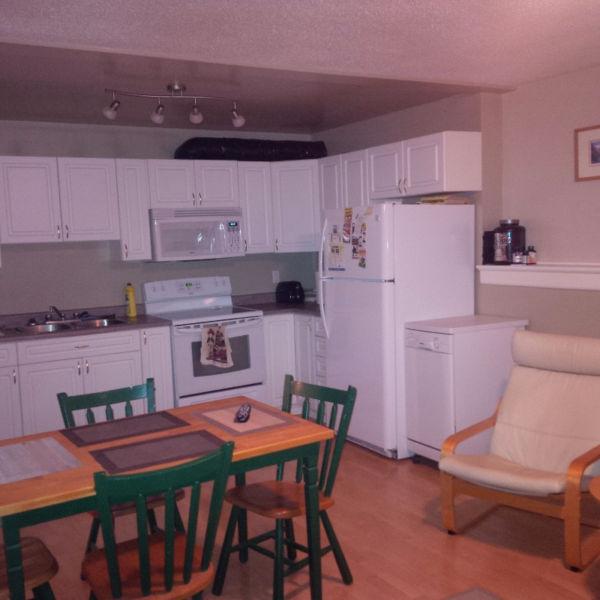 FULLY FURNISHED 2 BDRM BASEMENT SUITE- SEP. ENTR. AVAIL OCT 1