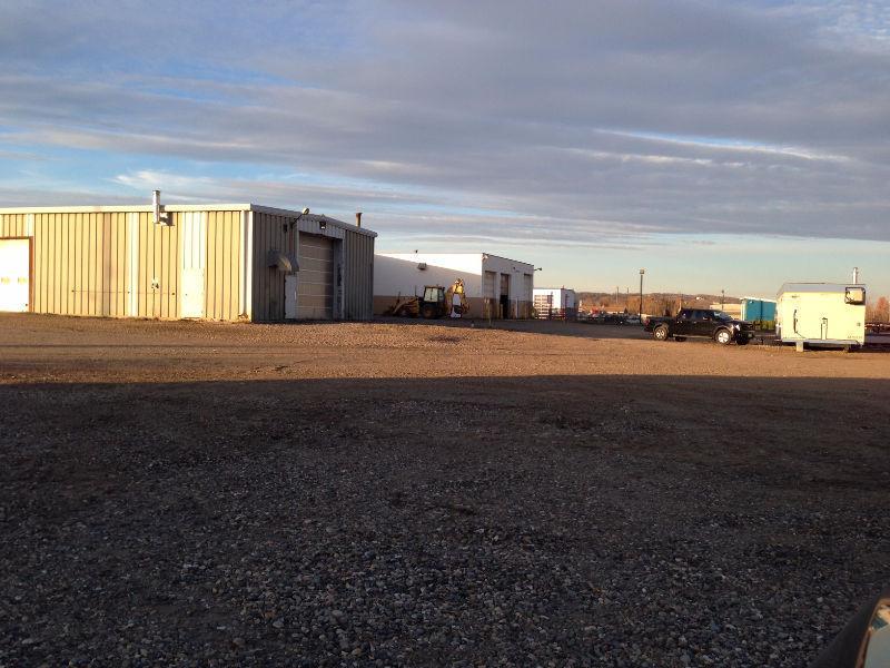 Light Industrial Shop and Yard for Lease- Fort St John