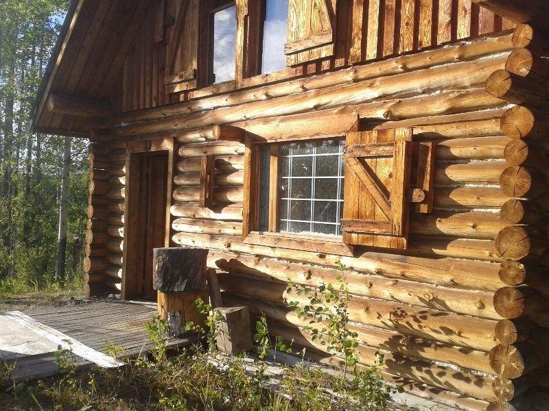 Cozy Log Cabin on 5 acres near Provincial Park
