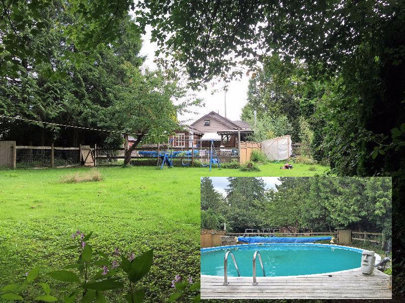 HOME ON 1 ACRE wCOTTAGE & POOL ( BC)