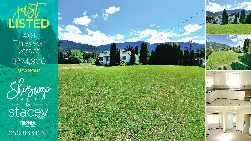 Compound in The Heart of Sicamous - 2 Blocks from Boat Launch!