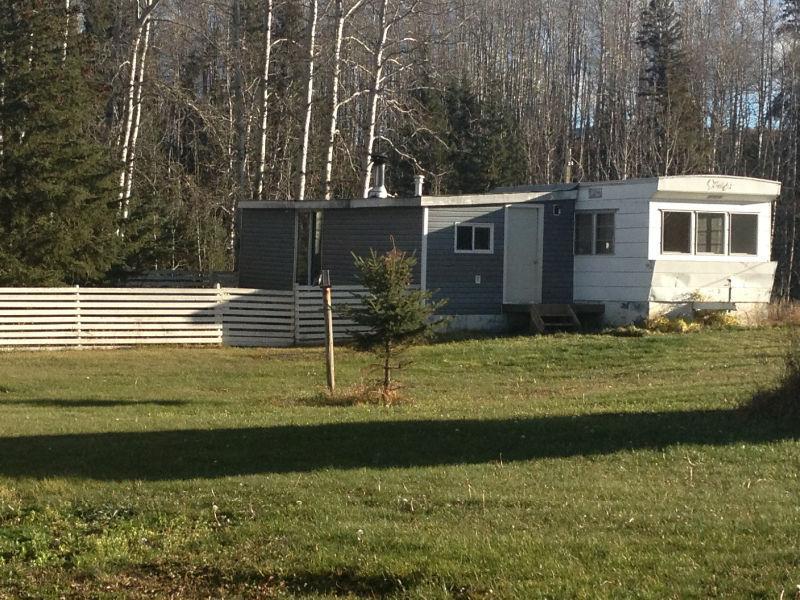 Trailer and addition on 5 acres