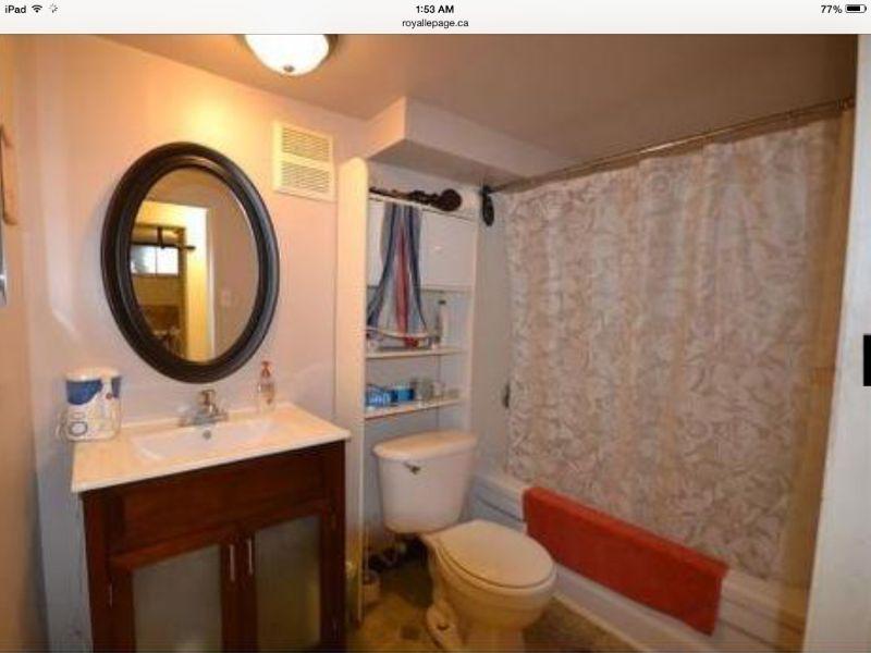 2 Bedroom basement suite in Foothills. Avail Nov 1st