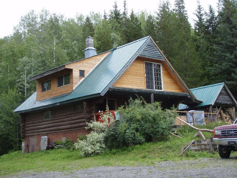 Rural Log Home for Rent