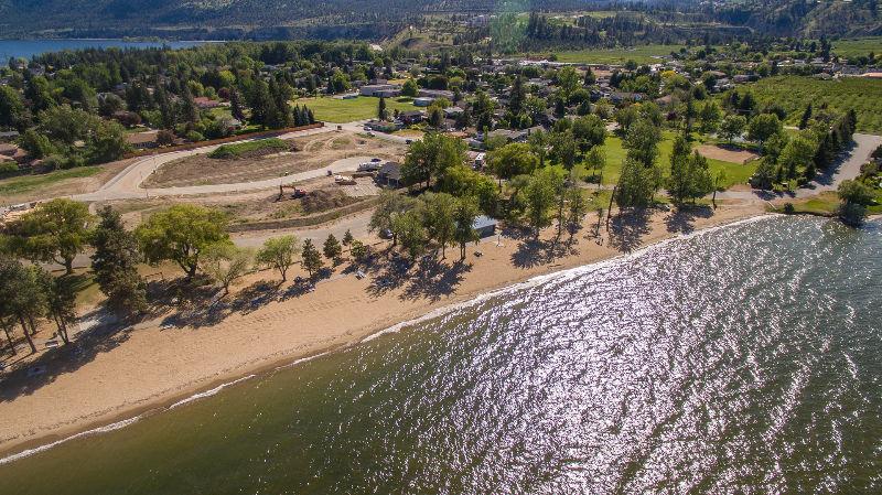 Beachfront lot for sale - Okanagan Lake