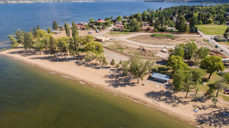 Beachfront lot for sale - Okanagan Lake