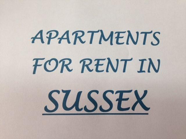 1-2-3 Bedroom Apartments for Rent in Sussex