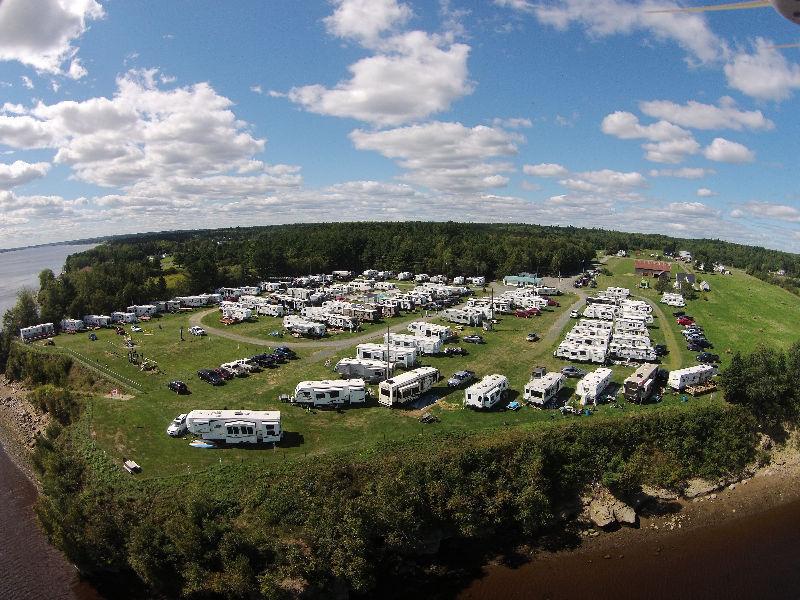 Campground for sale on the banks of the
