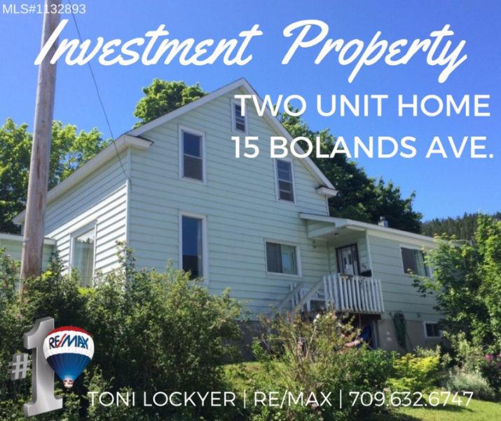 2 UNITS 15 Bolands Ave.  (Curling) PRICE REDUCED