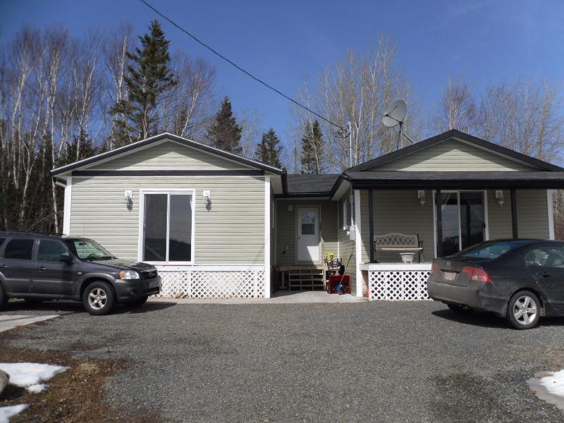 Spacious 2 bedroom home overlooking the bay in Norris Arm North!