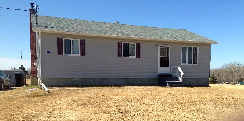 3 BEDROOM BUNGALOW SITS ON OVER 2 ACRES!