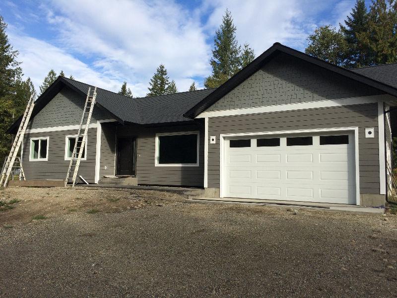 New Home on 2 Acres 7kms outside of Enderby