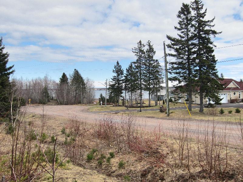 Building lot in Shediac Cape with gorgeous water views